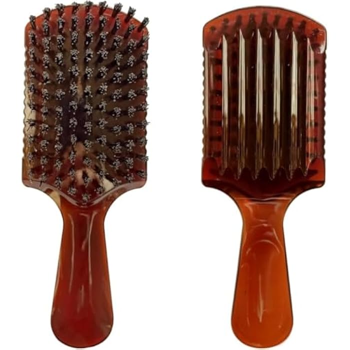 Small Detangler Hairbrush for Women, Men & Kids | Gentle Scalp Massage & Smooth Tangle-Free Styling | Ideal for Wet or Dry Hair | Perfect for Curly, Straight, Thick or Fine Hair | Easy Grip Handle - Image 3